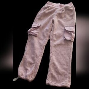 Cozy Pink Fleece Joggers